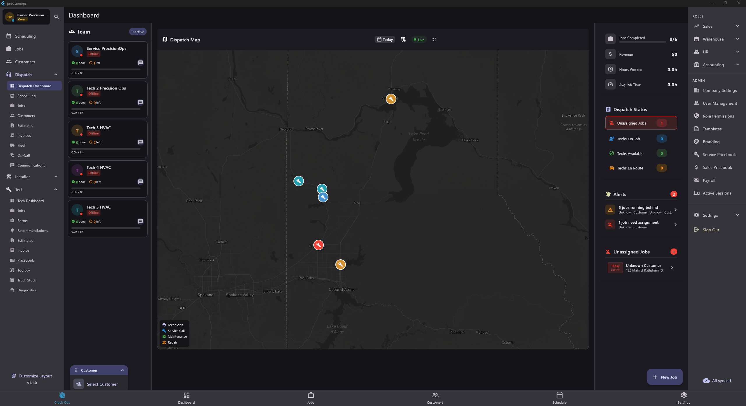 Dashboard on Windows
